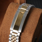 SeikoDate two tone gold dames
