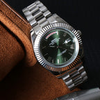 SeikoDate olive green roman