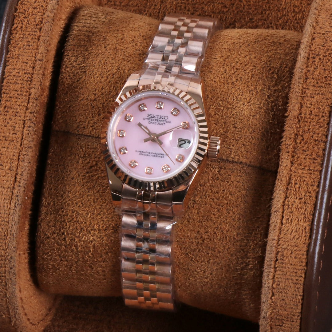 SeikoDate pink rose dames