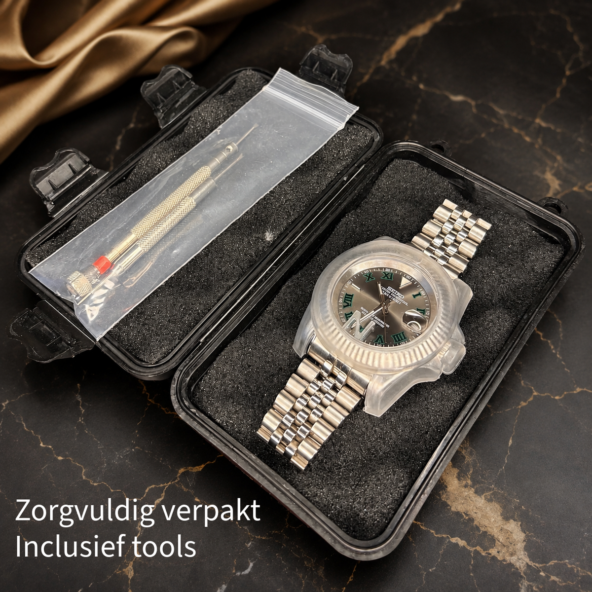 SeikoDate classic black