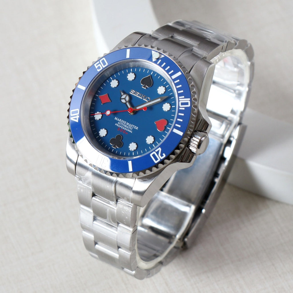Seikomariner Poker blue