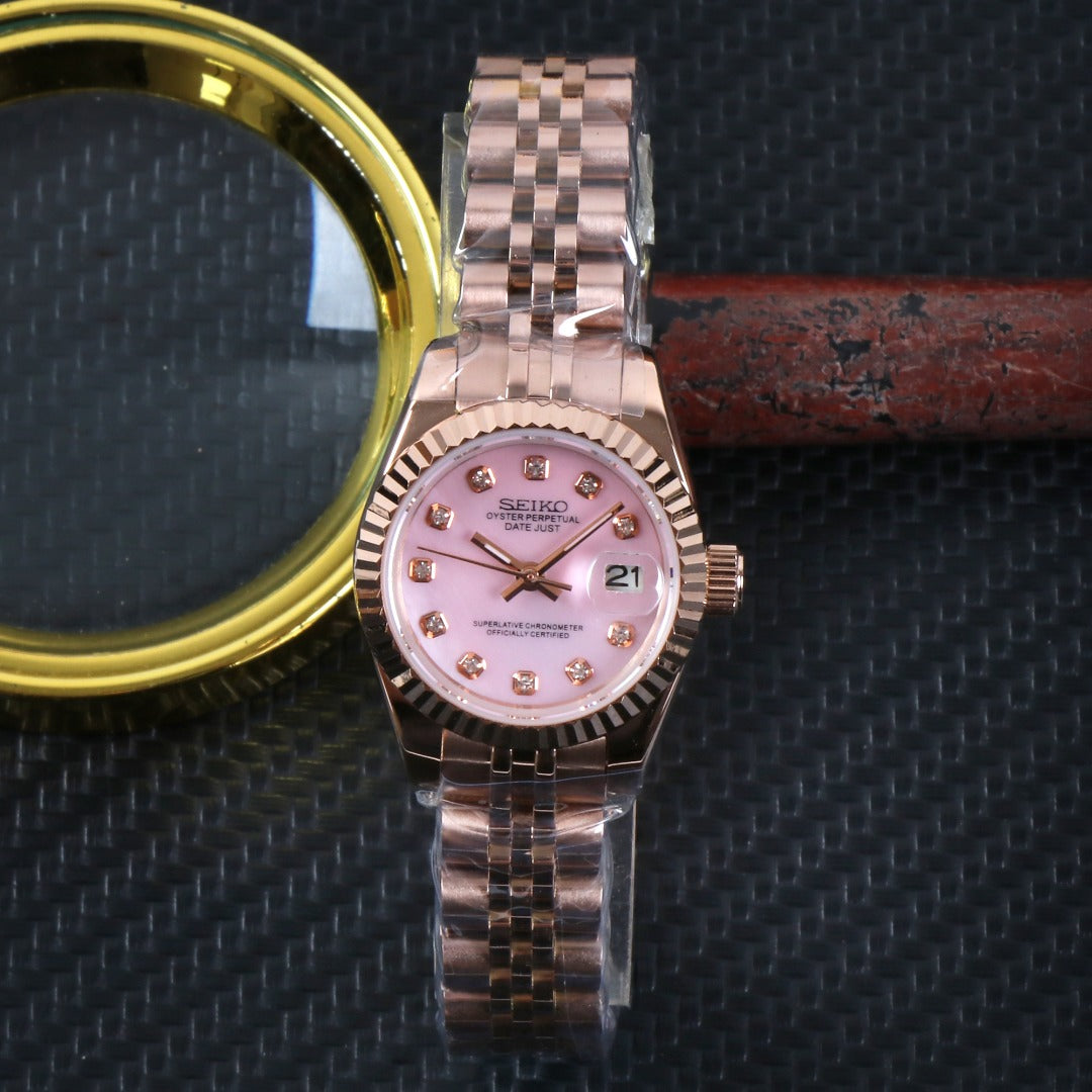 SeikoDate pink rose dames
