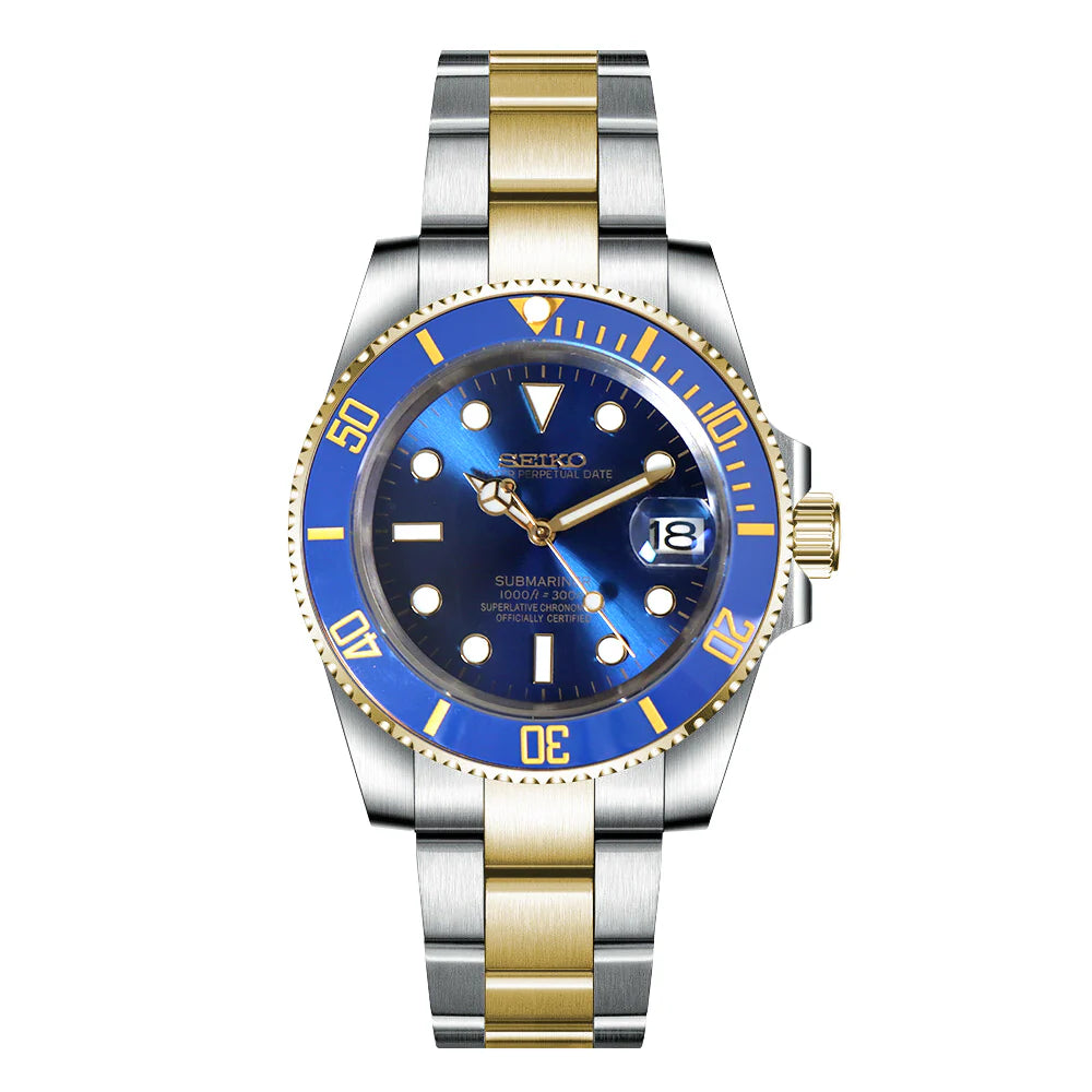 Seikomariner blue two tone