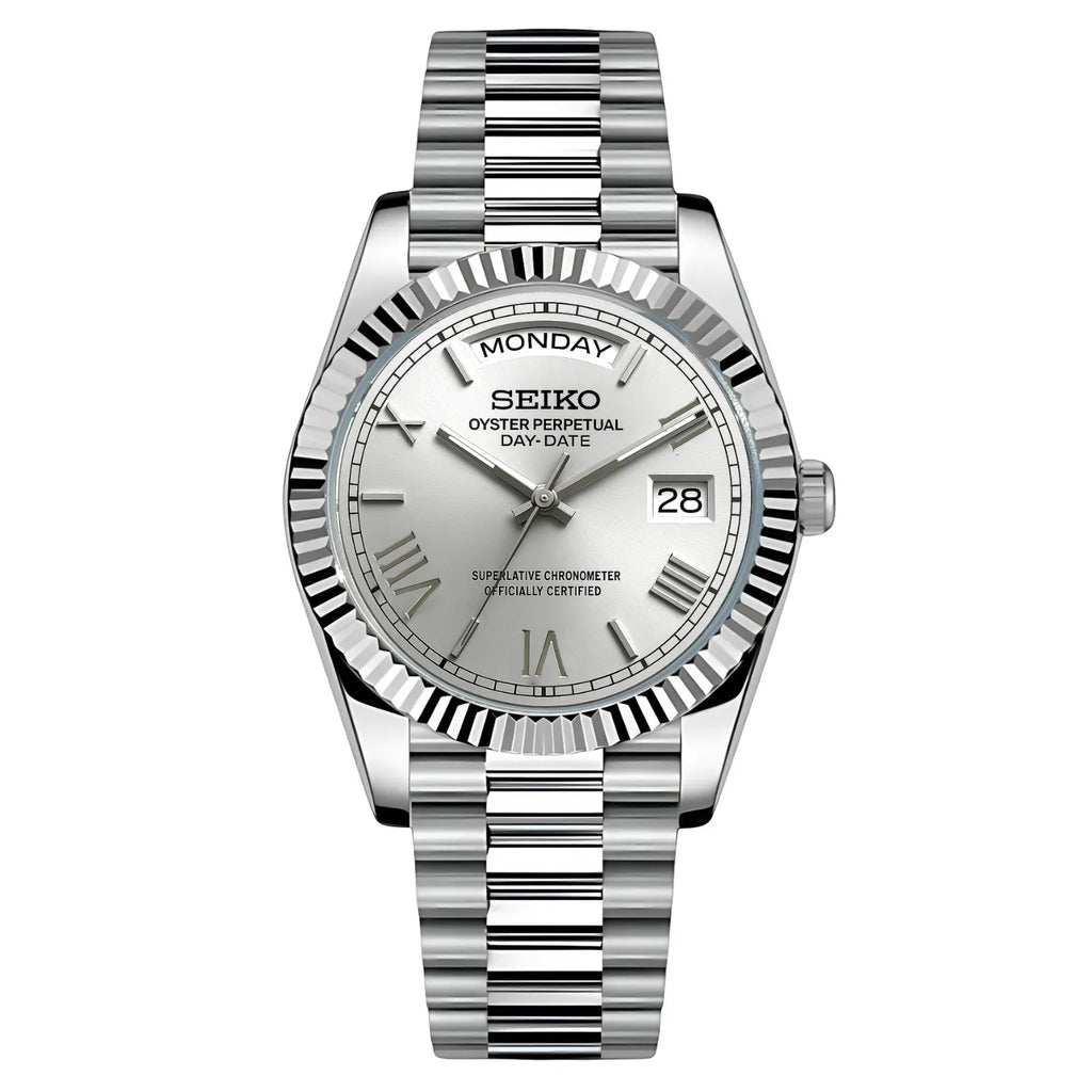 SeikoDate white roman