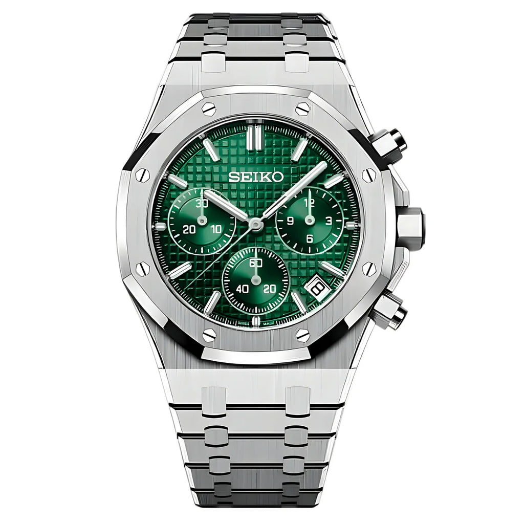 Royal seikoak (chrono) green