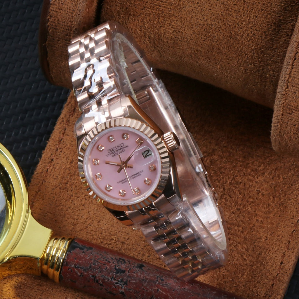 SeikoDate pink rose dames