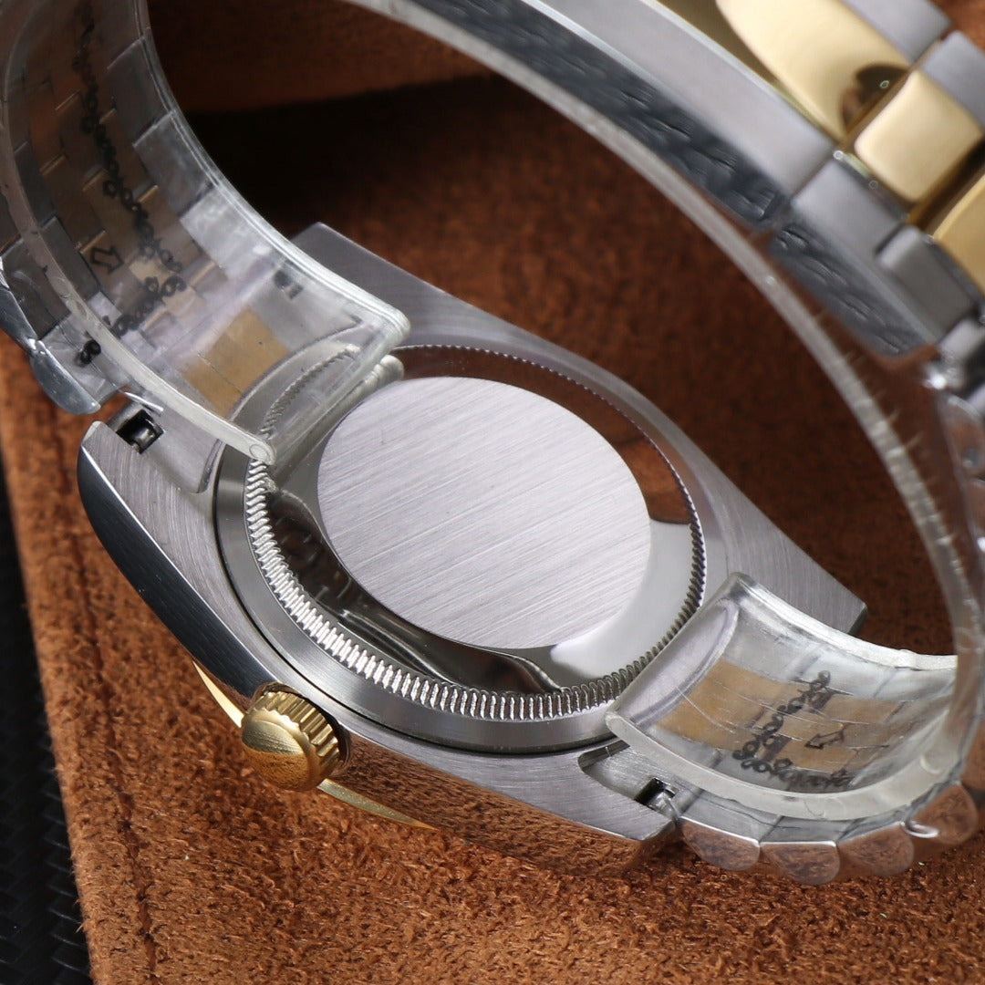 SeikoDate two tone gold dames