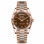 SeikoDate chocolate rose roman