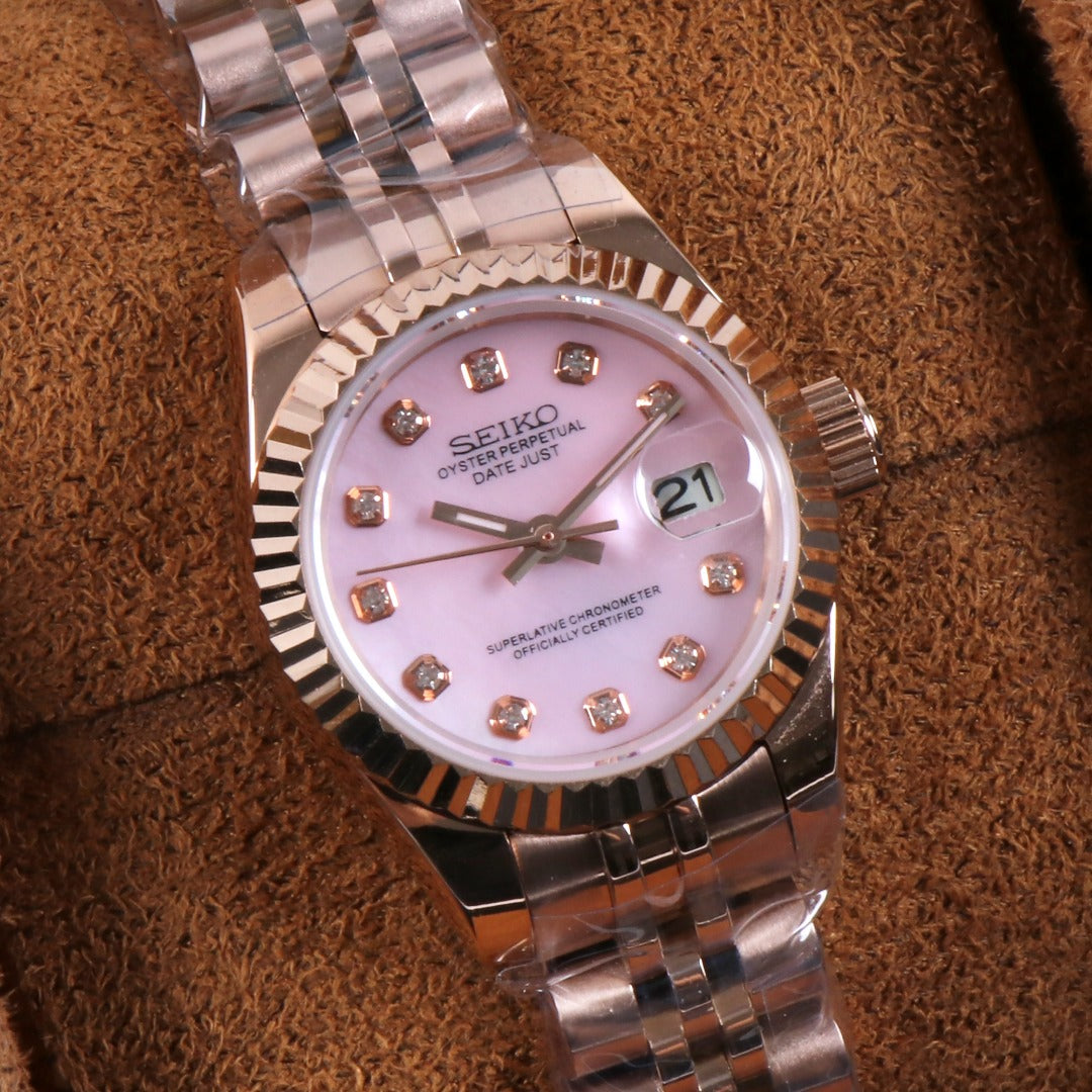 SeikoDate pink rose dames