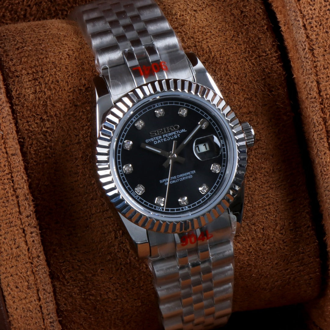 SeikoDate black dames